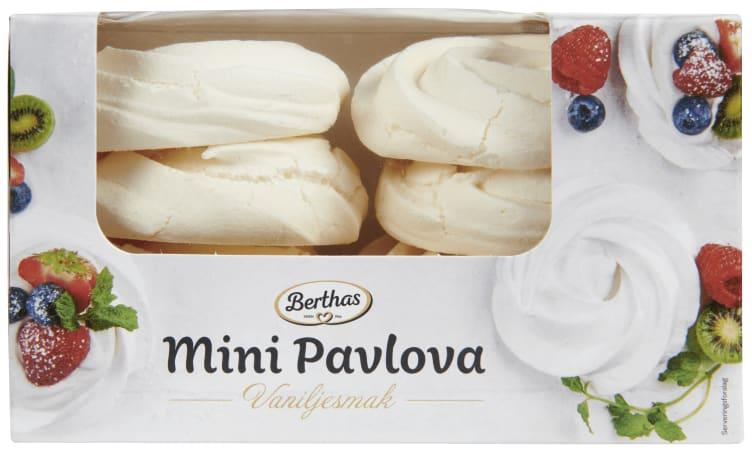 Mini Pavlova vanilje 12x120g Berthas (x)
