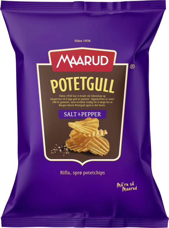 Potetgull salt&pepper 15x250gr Maarud(x)
