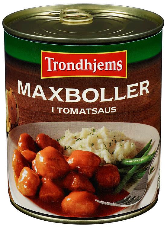 Maxboller i tomatsaus 12x800gr(x) Trondhjems