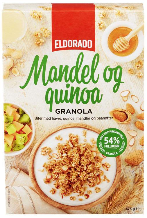 Granola mandler&quinoa 8x475gr Eldorado(x)