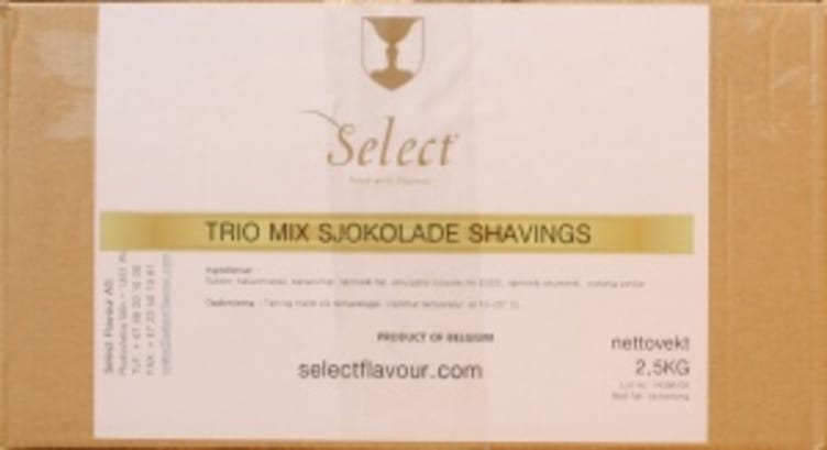 Trio mix sjokolade shaving 2,5kg select(x)