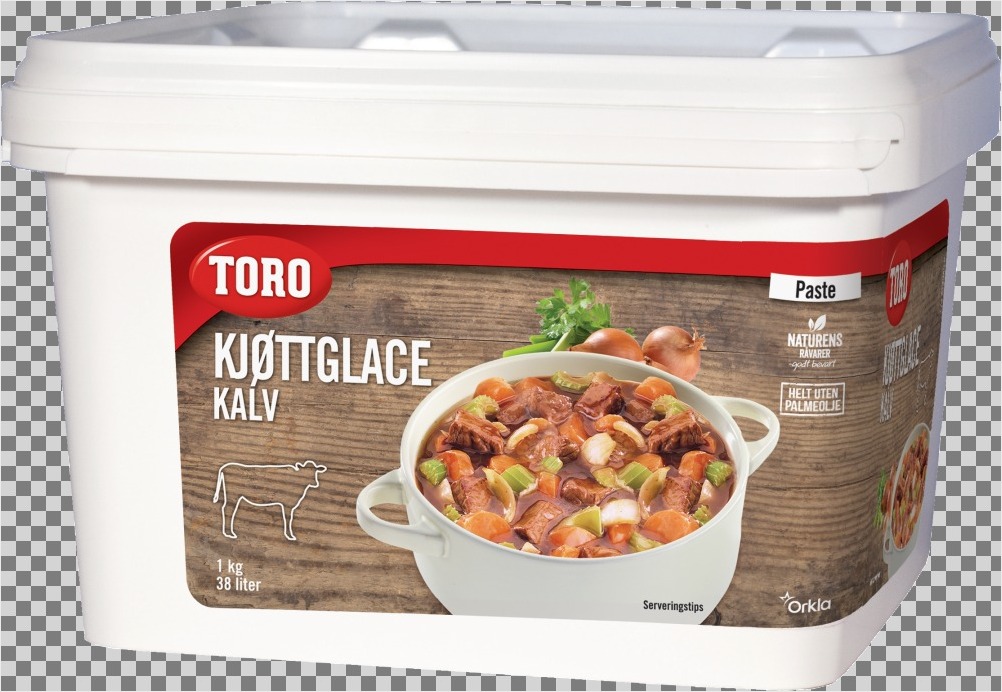 Kjøttglace kalv pasta 1 kg Toro