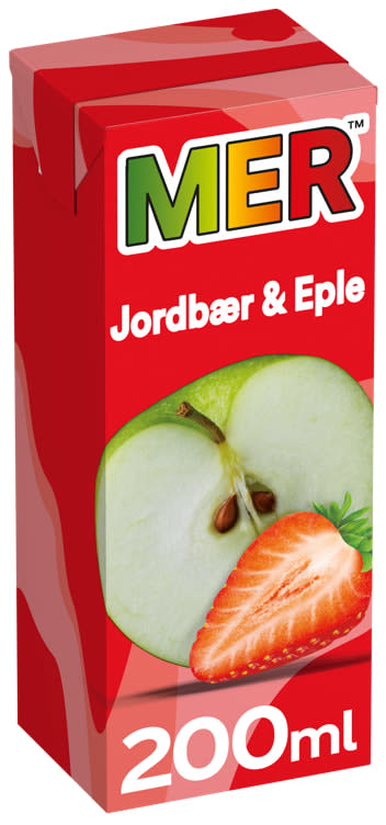 MER Jordbær & Eple 30x0.20l