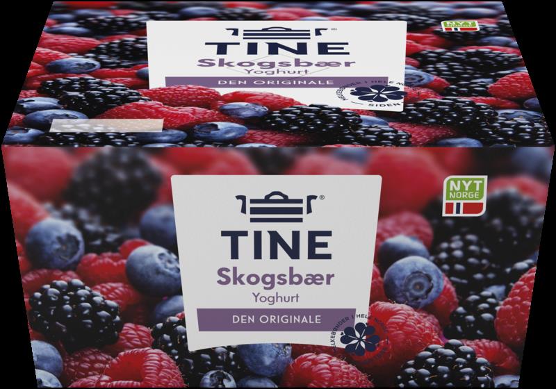 Tine yoghurt skogsbær 6x4x150g(x)