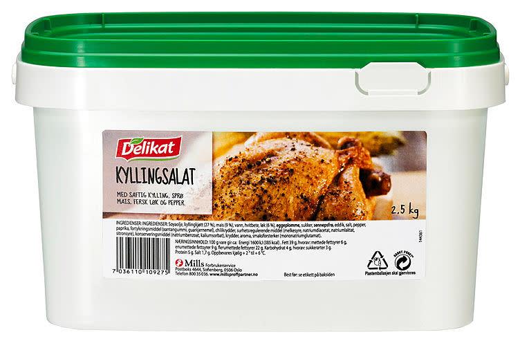 Kyllingsalat delikat 1spann a 2,5kg (x)