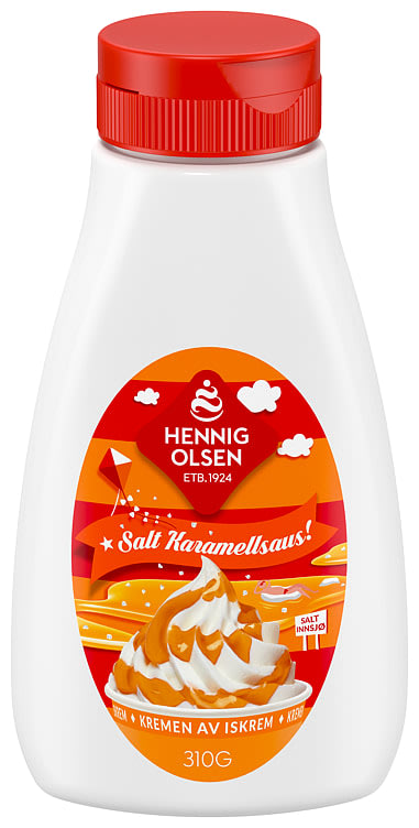 Salt Karamellsaus 12x310gr Hennig Olsen(x)