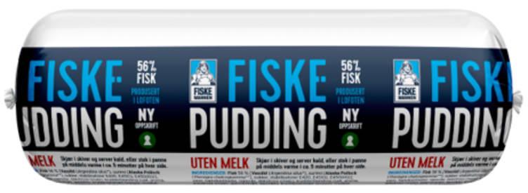 Fiskepudding u/melk 10x400gr Fiskemannen