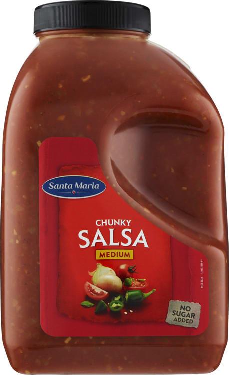 Salsa Chunky medium 3700gr Santa Maria