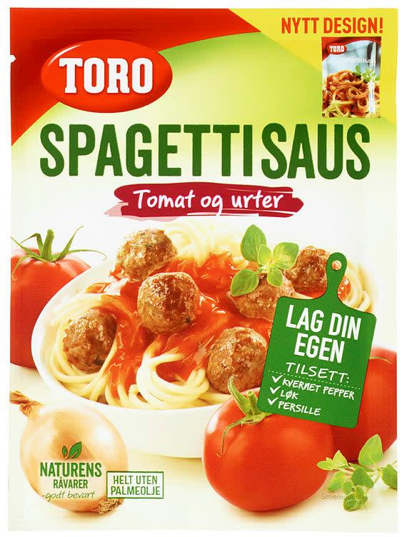 Spaghettisaus 53gr TORO PK***