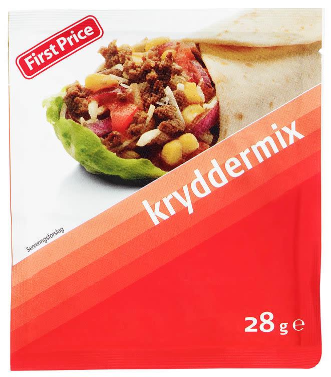 Kryddermix Taco 30x28gr First Price