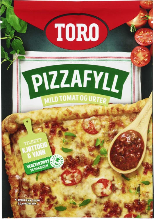 Pizzafyll Tomat & Urter 22x60 gr Toro(x)