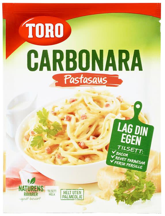 Carbonara saus 30x29gr Toro***