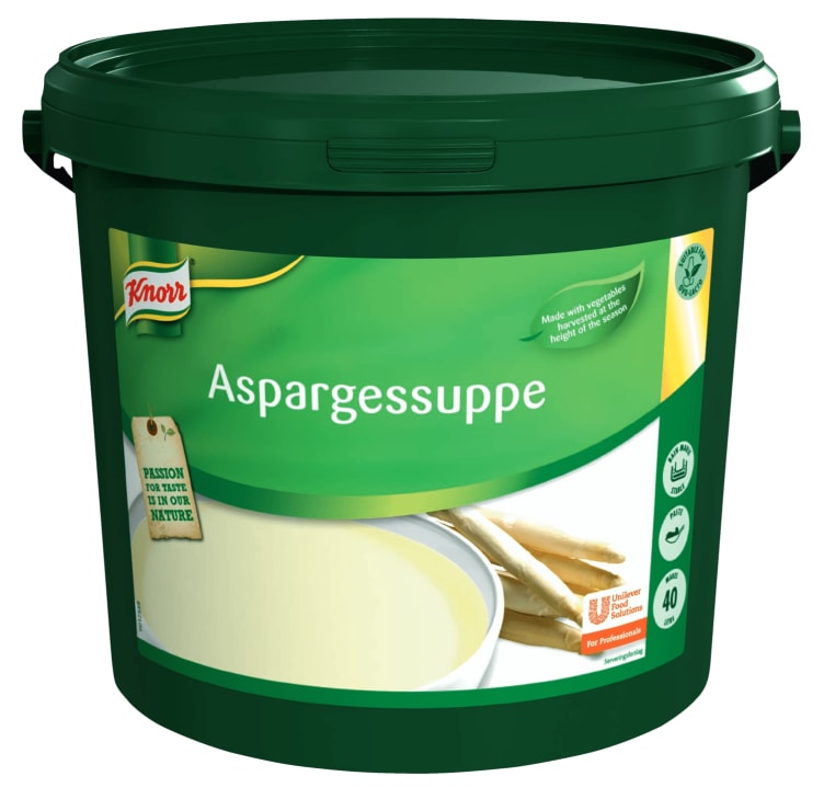 Aspargessuppe Pasta Knorr 1 sp. 4kg 40 L suppe (x)
