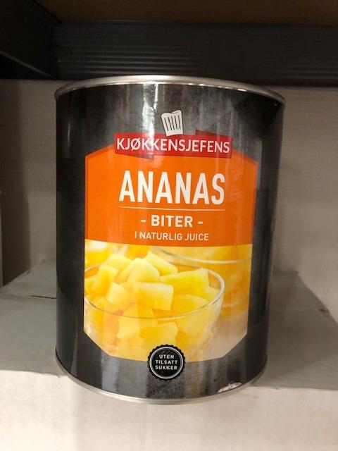 Ananas biter 12x850g Stenbaks